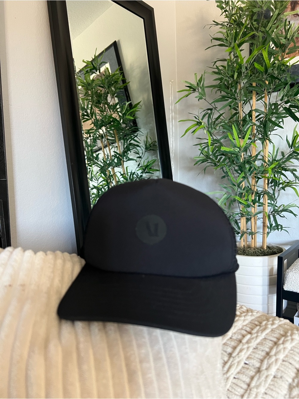 Vuori Unisex Black Trucker Cap